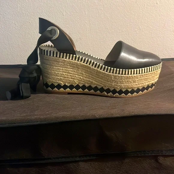 Tory Burch Black and White Espadrilles - Picture 3 of 3